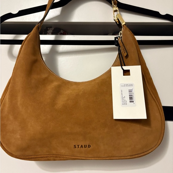 *Brand NEW* STAUD Sylvie Tan Suede Bag - Picture 5 of 8